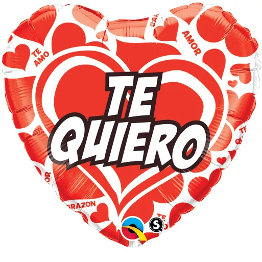 18" Corazon, Te Quiero, Corazones Rojos