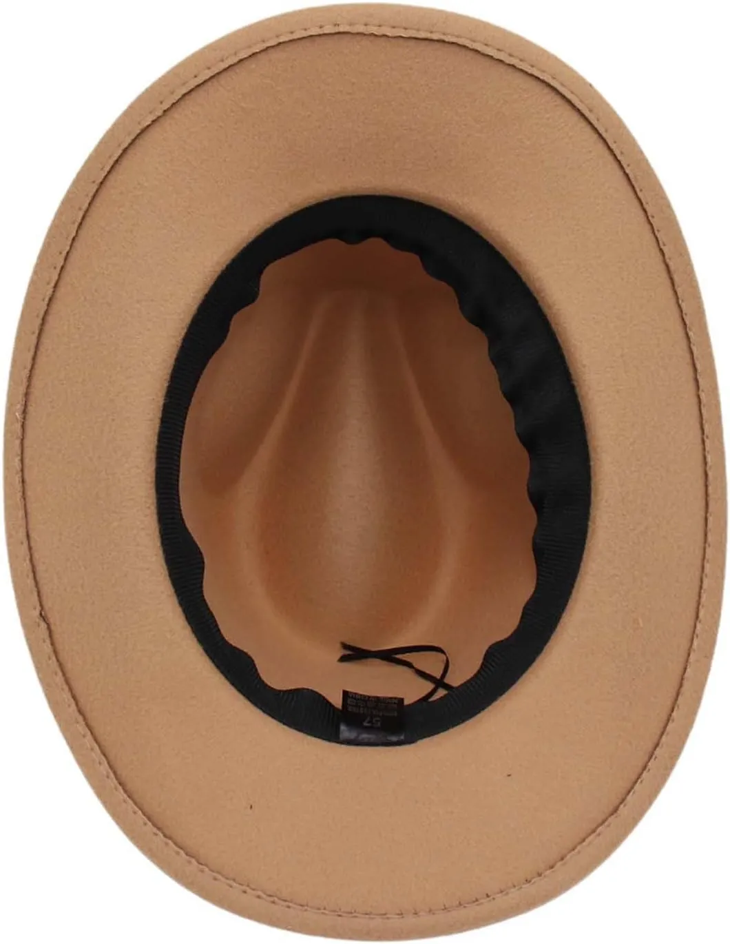 2025 Cowboy Hat Unisexy Western Classic Chain Curved Jazz Hat Felt Wide Brim Women Men Fedora Cowboy Hat