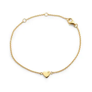 Armband med hjärta "The Cross is Love"