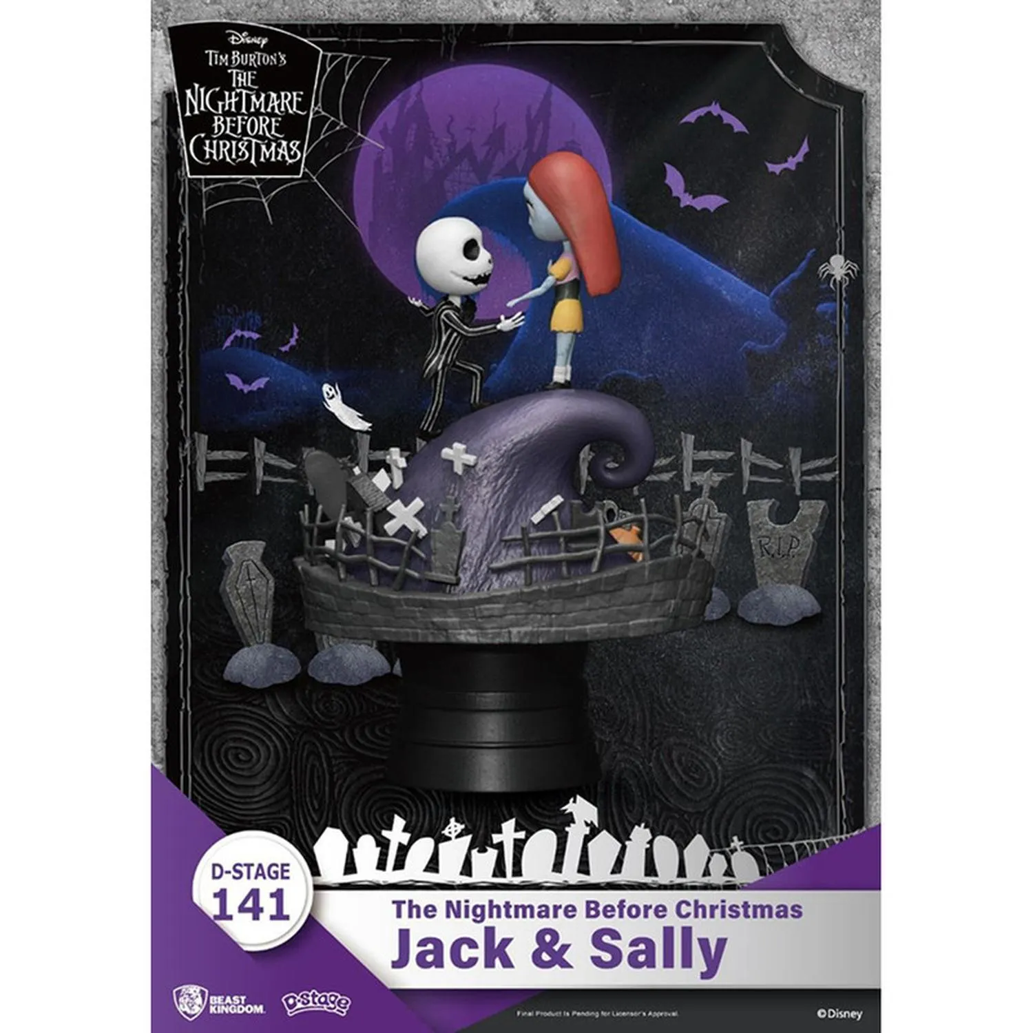 Beast Kingdom Estatuilla Ds-141 Jack & Sally El Extraño Mundo De Jack