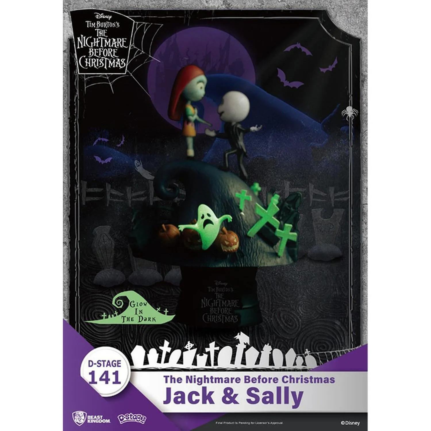 Beast Kingdom Estatuilla Ds-141 Jack & Sally El Extraño Mundo De Jack