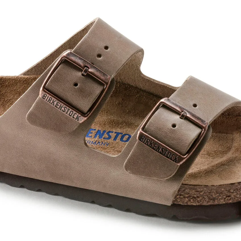 BIRKENSTOCK | SANDALIAS MUJER | ARIZONA PLANTILLA BLANDA CUERO ENGRASADO LIGHT BROWN | MARRÓN | S NARROW