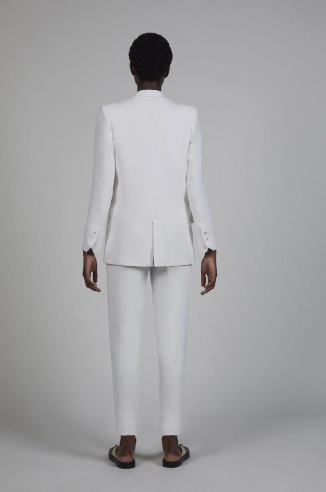 BLAZER CREPE BLANCO