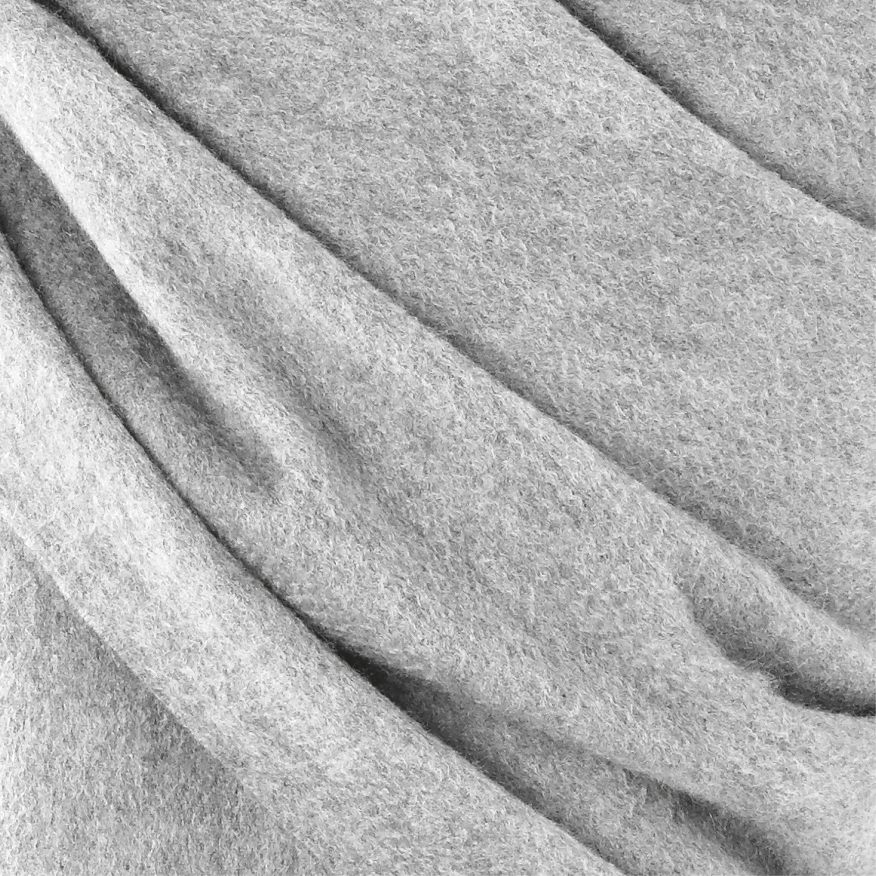 Bonnet à pompon cachemire - Gris claire