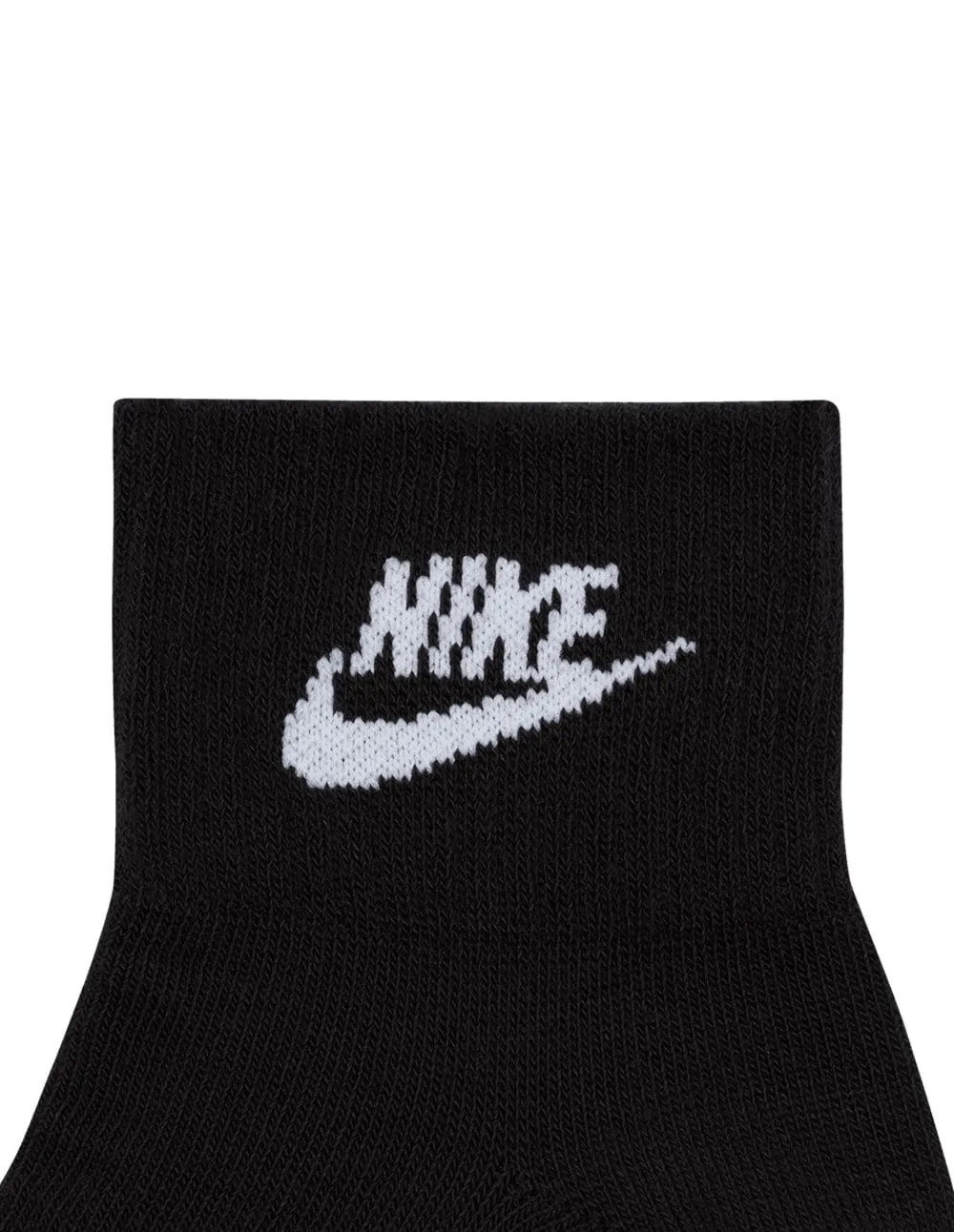 Calcetines Tobilleros Nike Everyday Essential Pack de 3 Negros Unisex