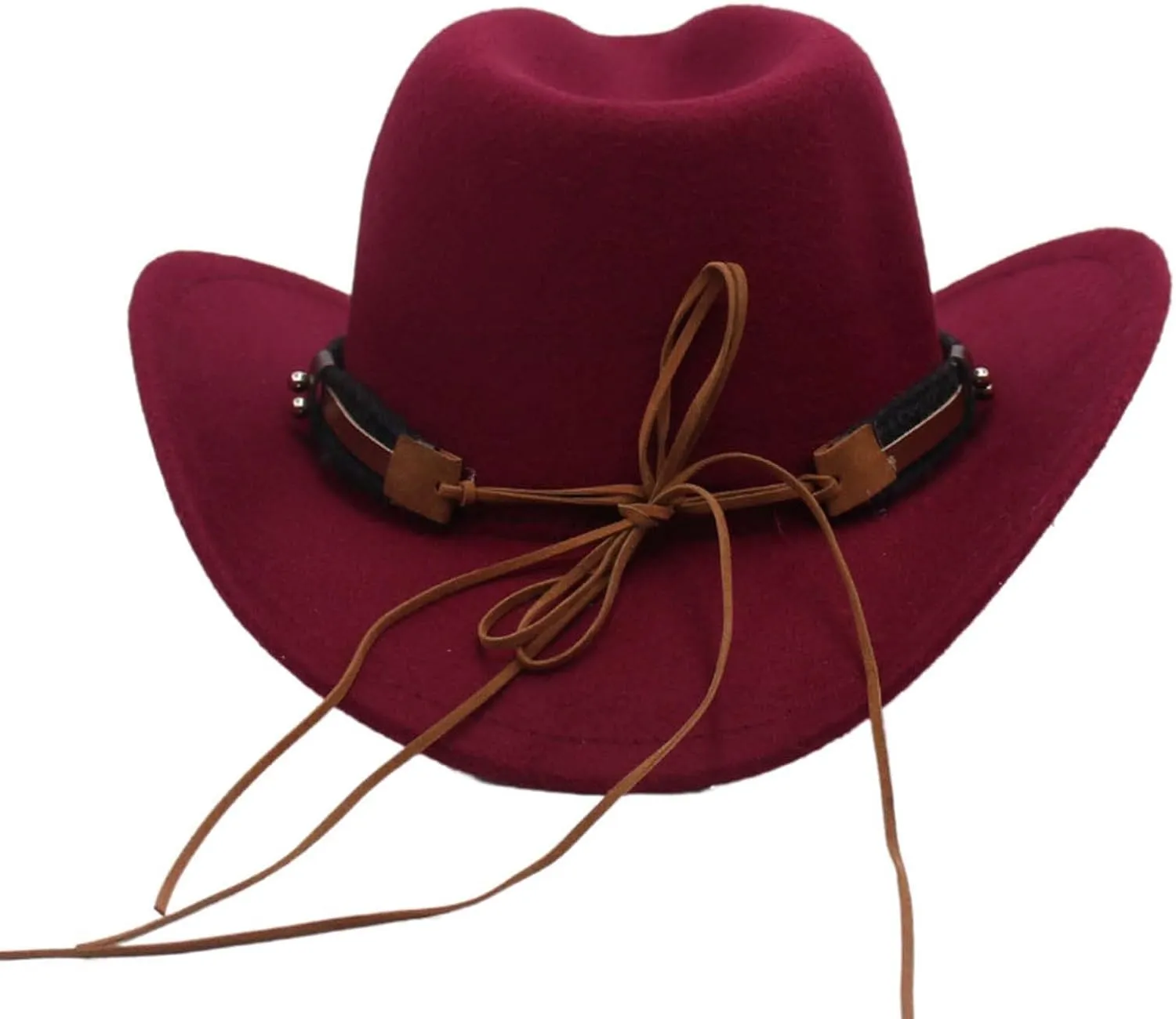 Cowboy Hat for Men and Women Shapeable with Band Belt Wide Brim Western Hats for Cowboys and Cowgirls 2025