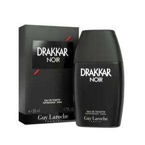 Guy Laroche Drakkar Noir Iconic Designer Fragrance - Intense & Powerful Eau de Toilette - Fougere Blend & Aromatic Spices - Long Lasting Mens Cologne - Day and Evening Scent