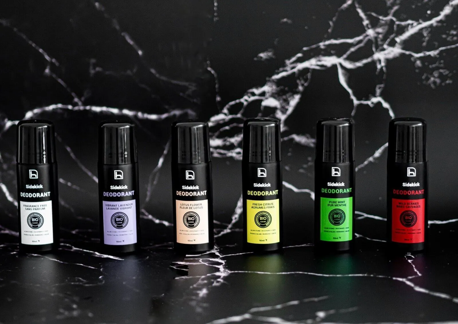 Kit de 6 Desodorantes Naturales