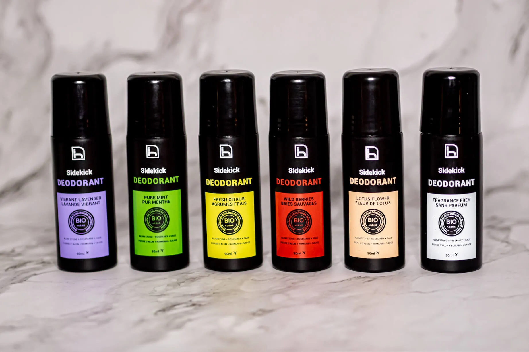 Kit de 6 Desodorantes Naturales
