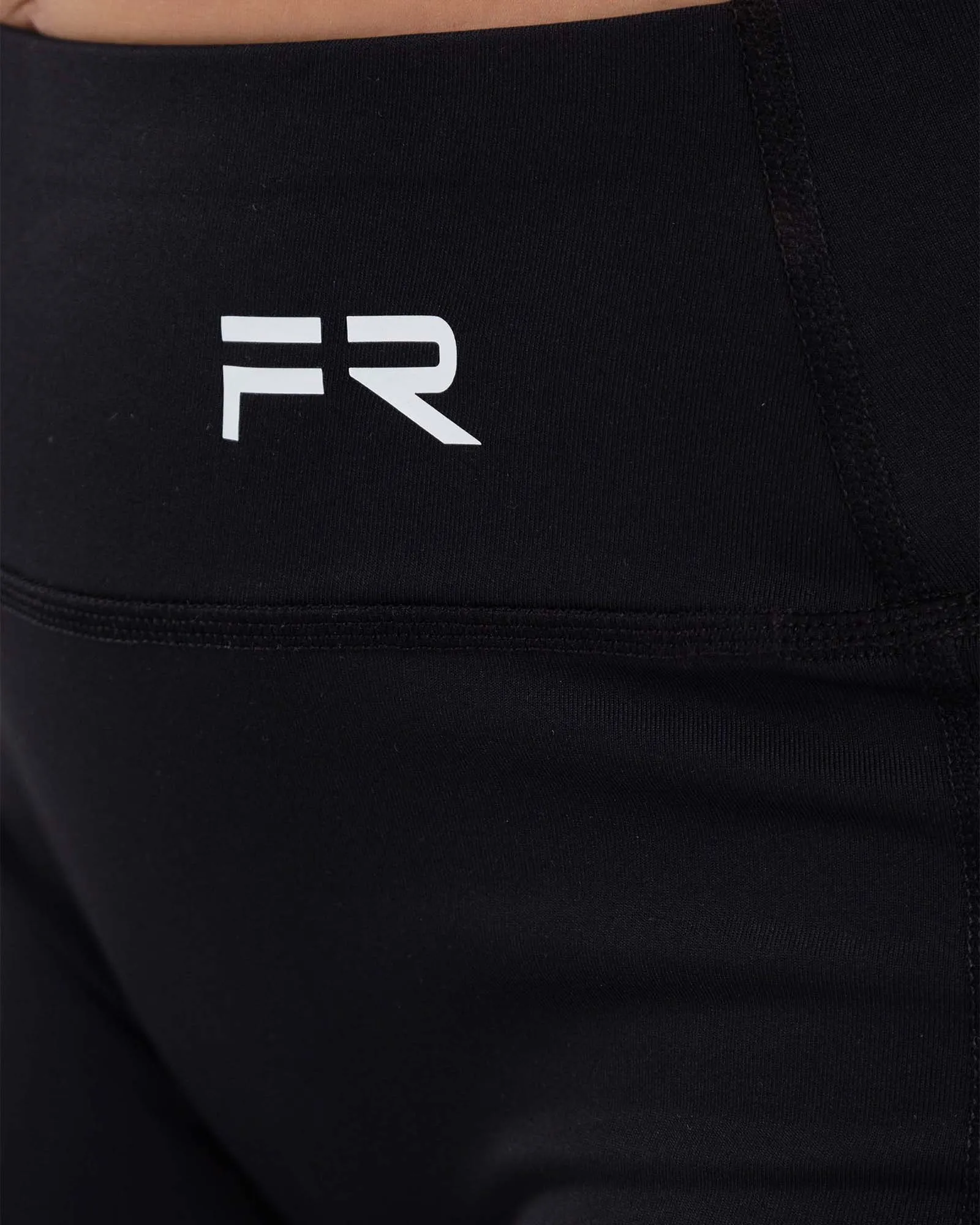 Leggings bootcut negro active luxe FIBER
