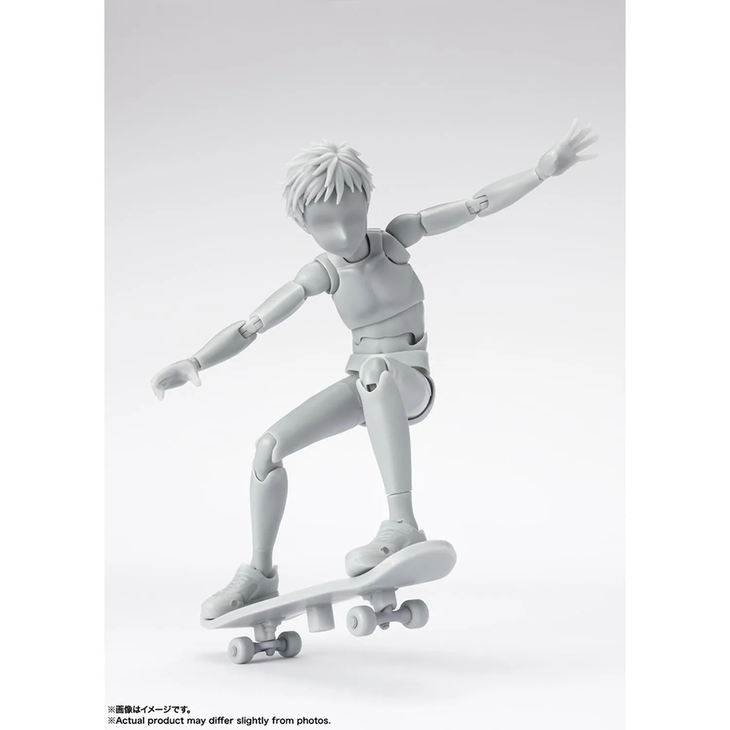 New Arrival Bandai Figura Articulada Tamashii Nations S.H.Figuarts Body Kun Ed. Dx Set Gray Color School Life Ver. Original Design Art
