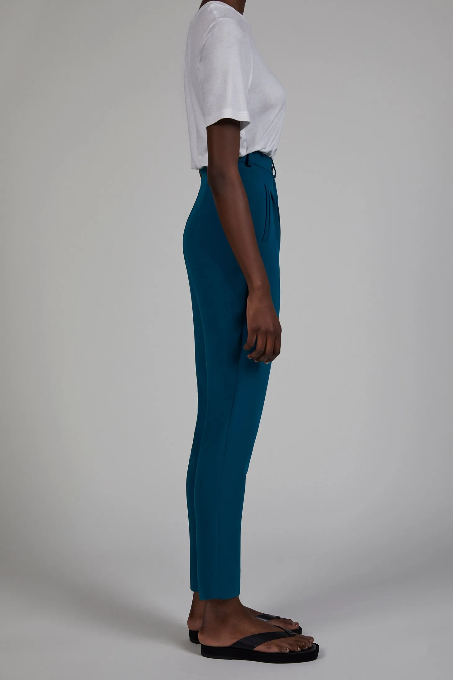 PANTALÓN CREPE VERDE