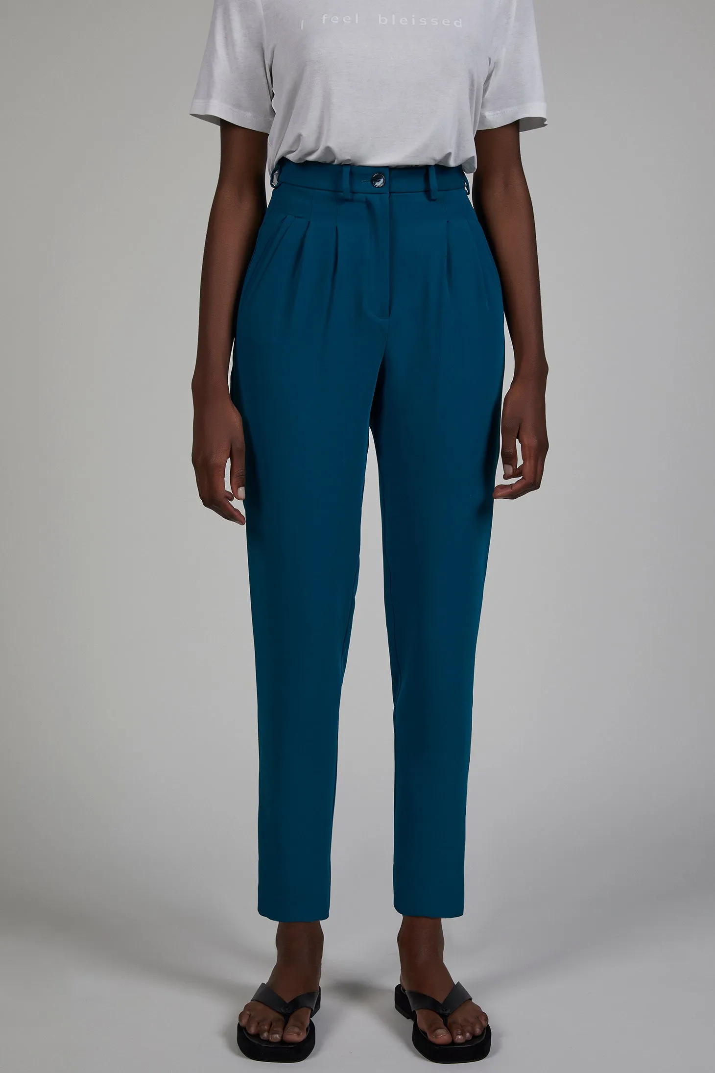 PANTALÓN CREPE VERDE