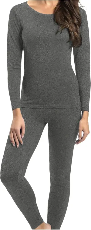Rocky Thermal Underwear for Women, Long Johns Fleece Lined Set, Shirt & Pants, Base Layer w/Leggings/Bottoms Ski/Extreme Cold