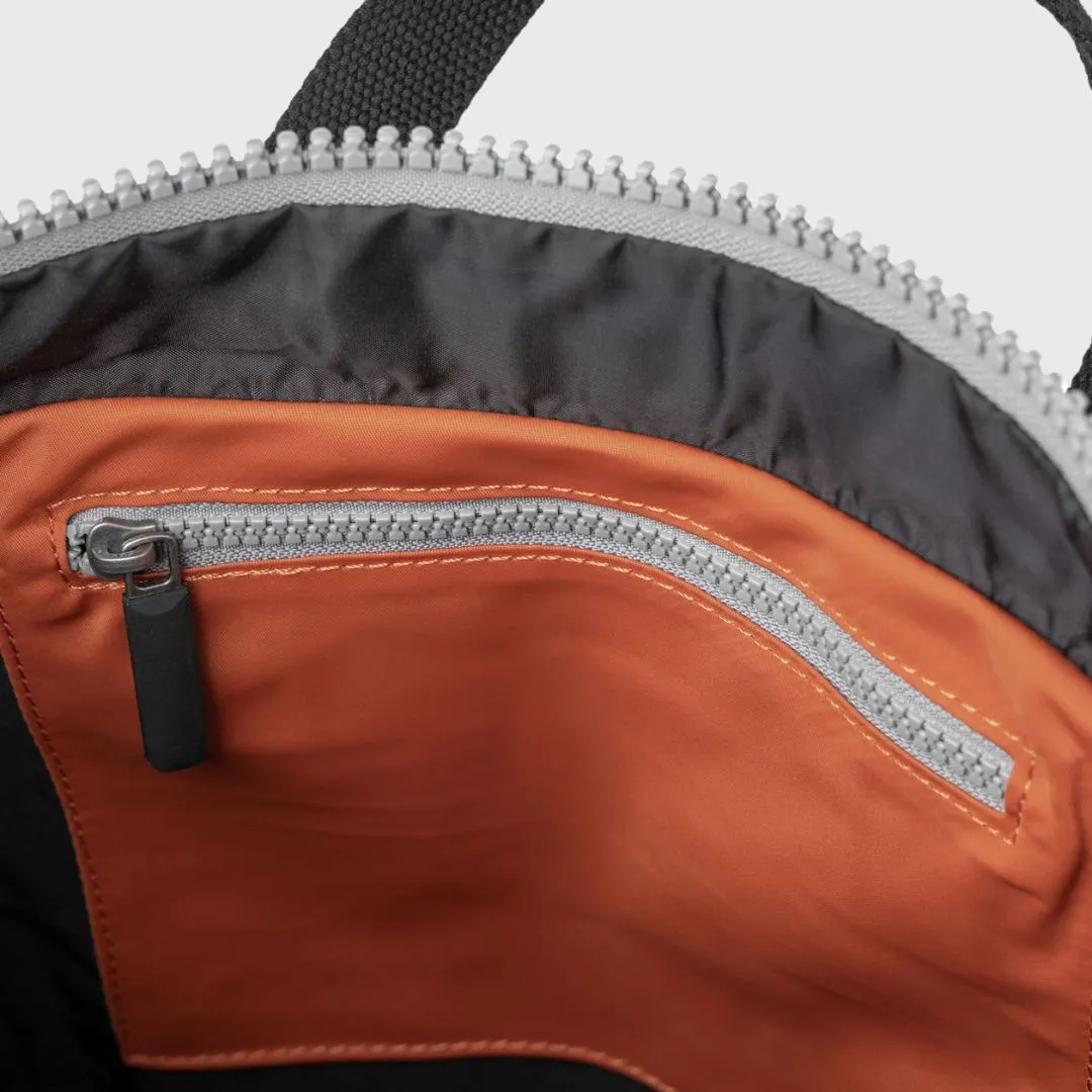 Roka London Canfield B Black Label Recycled Nylon Backpack Small Rooibos