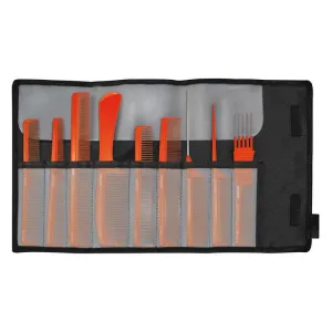 SET PEINETAS  JAGUAR (A599-9)  ORANGE