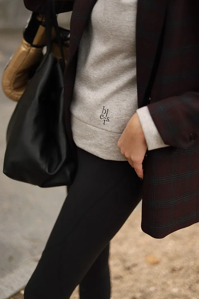 Sudadera Algodón Gris