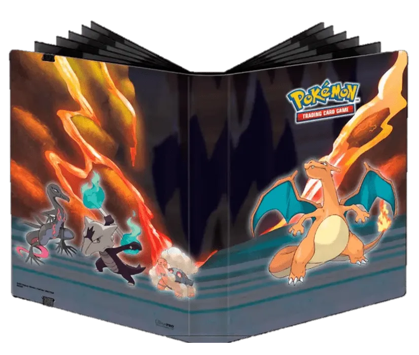 Ultra Pro x Pokémon | Álbum 360 Bolsillos 9 por Página Simple de Charizard