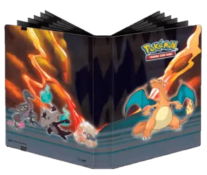 Ultra Pro x Pokémon | Álbum 360 Bolsillos 9 por Página Simple de Charizard