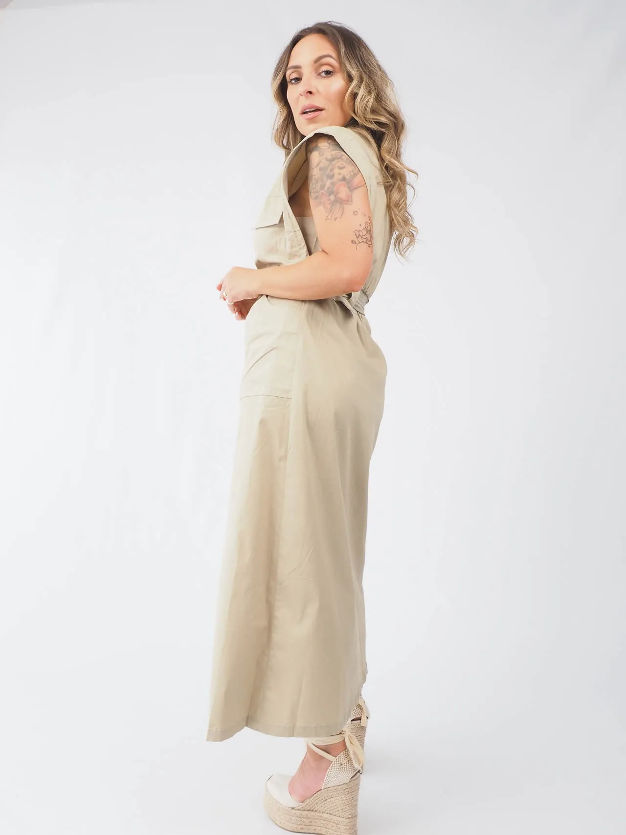Vestido Camiseiro Com Cinto